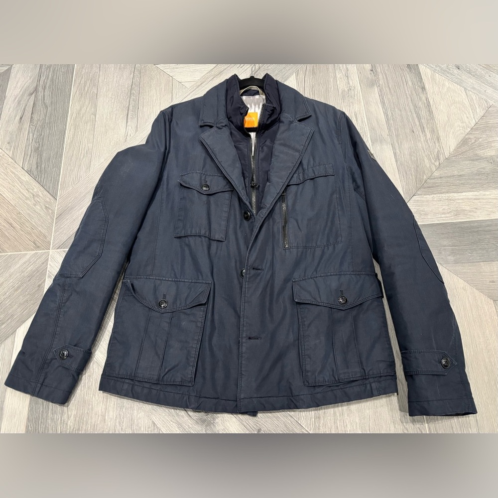 Boss Orange Men’s Jacket, US 44 R, Navy